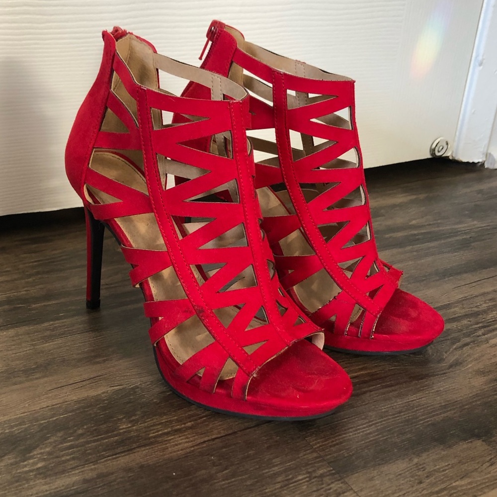 Sexy red stilettos